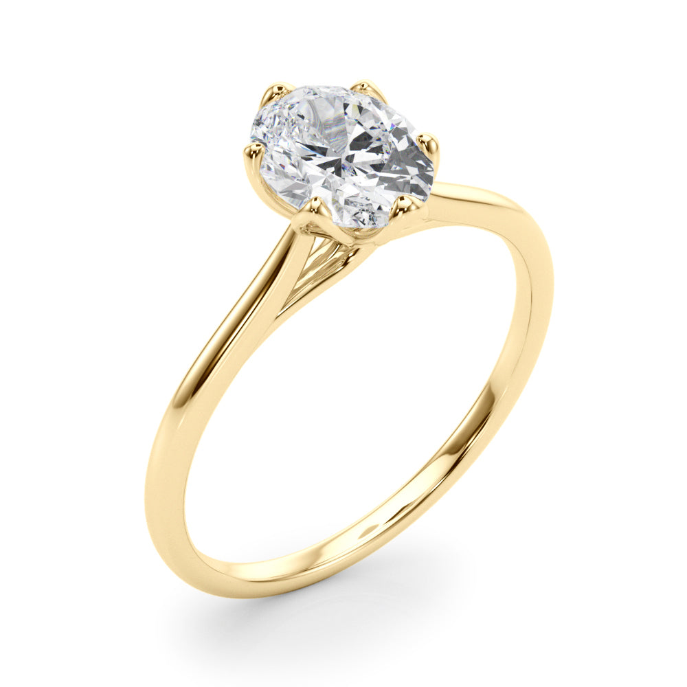 Oval Diamond Solitaire Engagement Ring · 0.95 ct tw