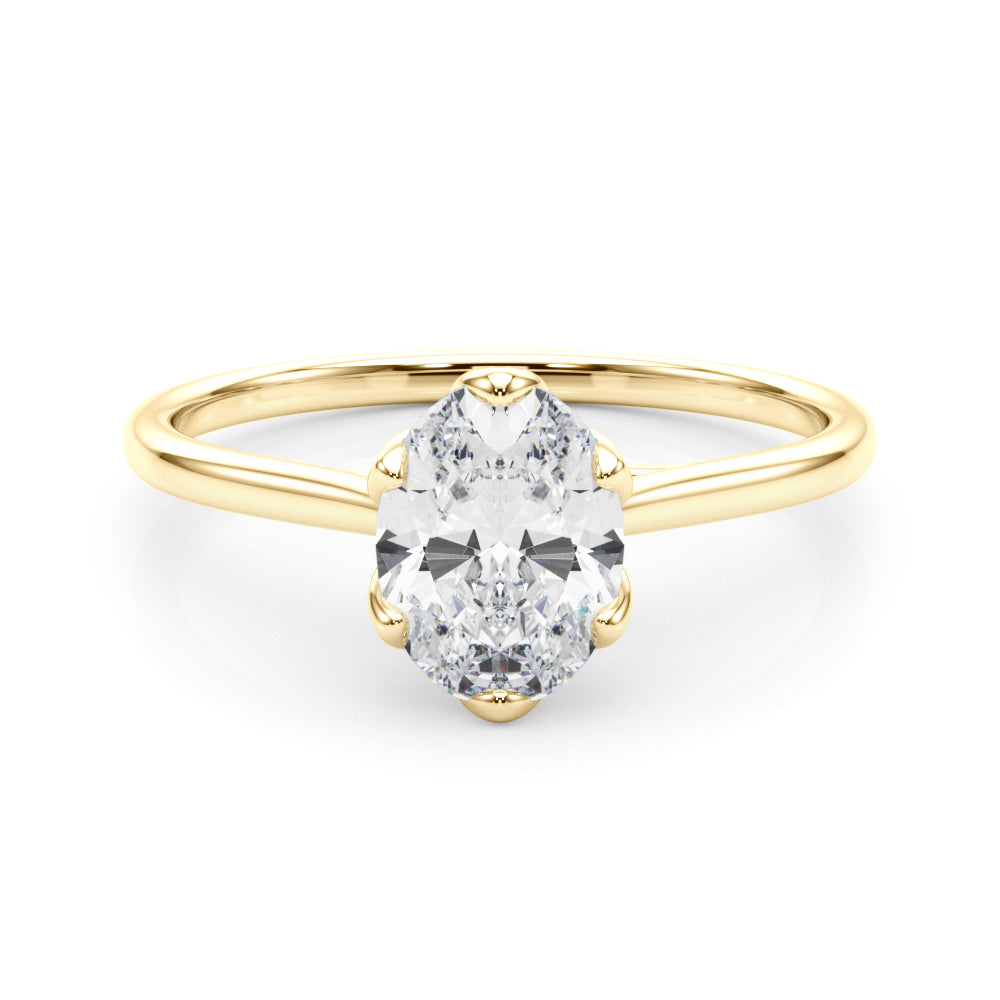 Oval Diamond Solitaire Engagement Ring · 2.00 ct tw