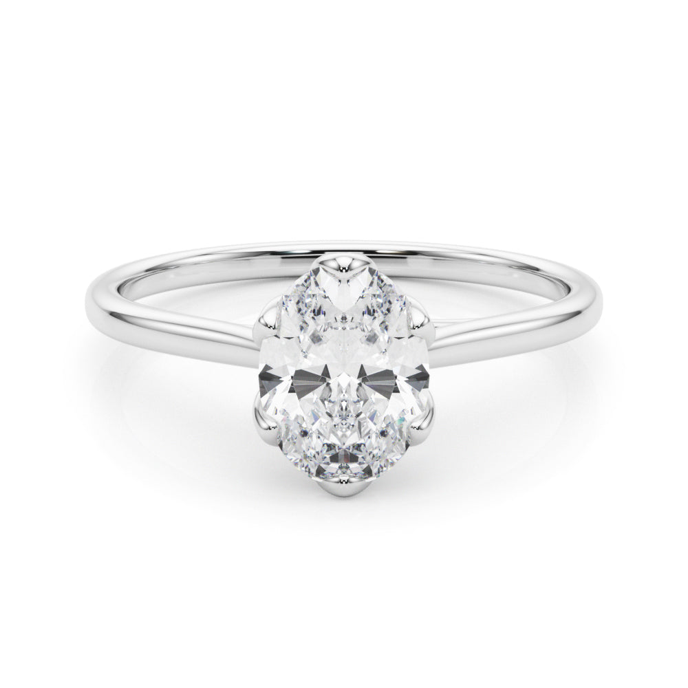 Oval Diamond Solitaire Engagement Ring · 0.95 ct tw