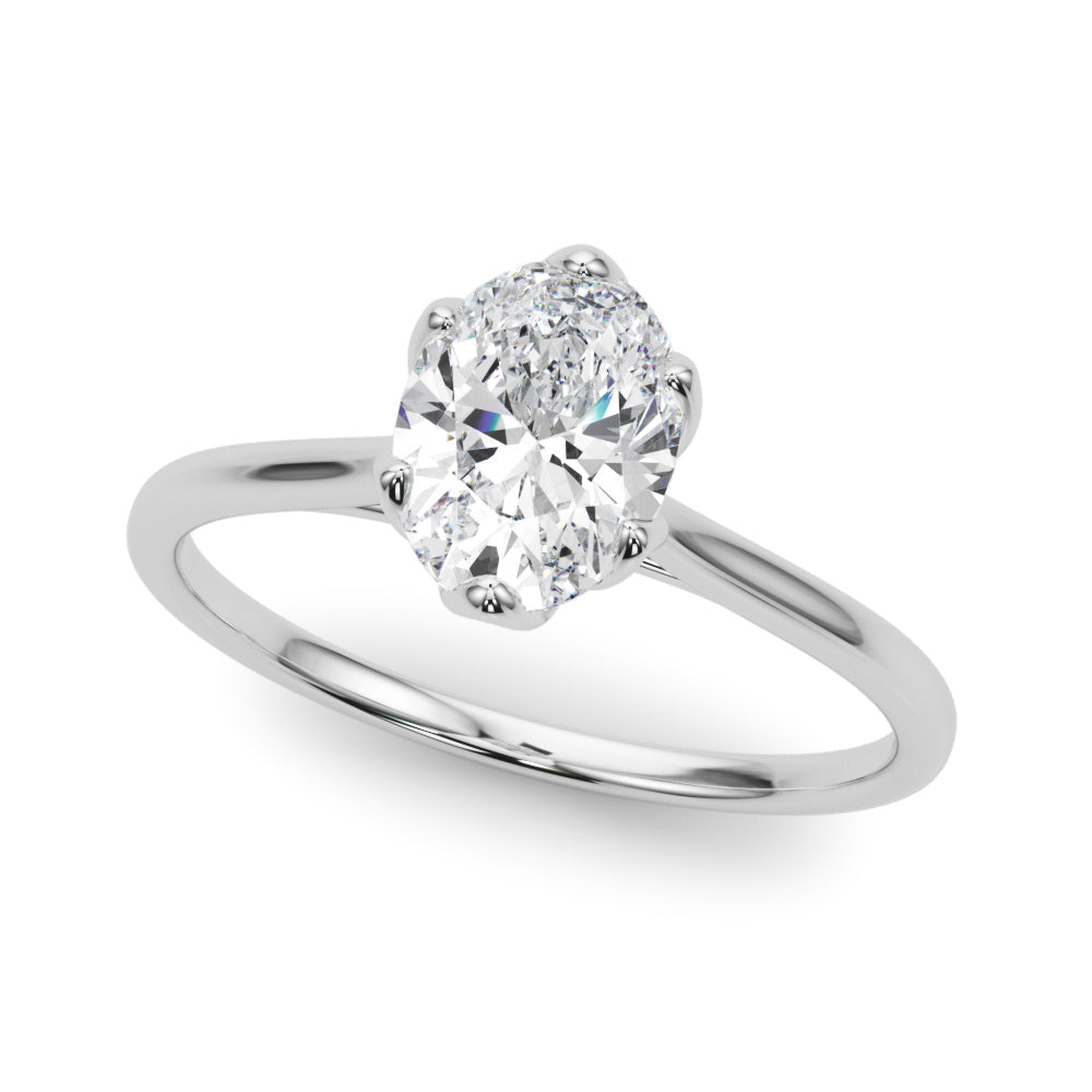 Oval Diamond Solitaire Engagement Ring · 2.00 ct tw
