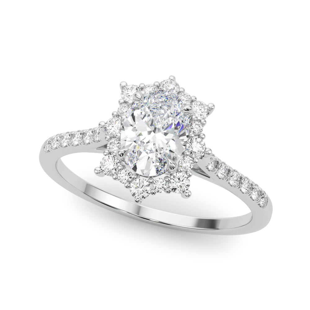 Oval Diamond Engagement Ring · 0.62 ct tw