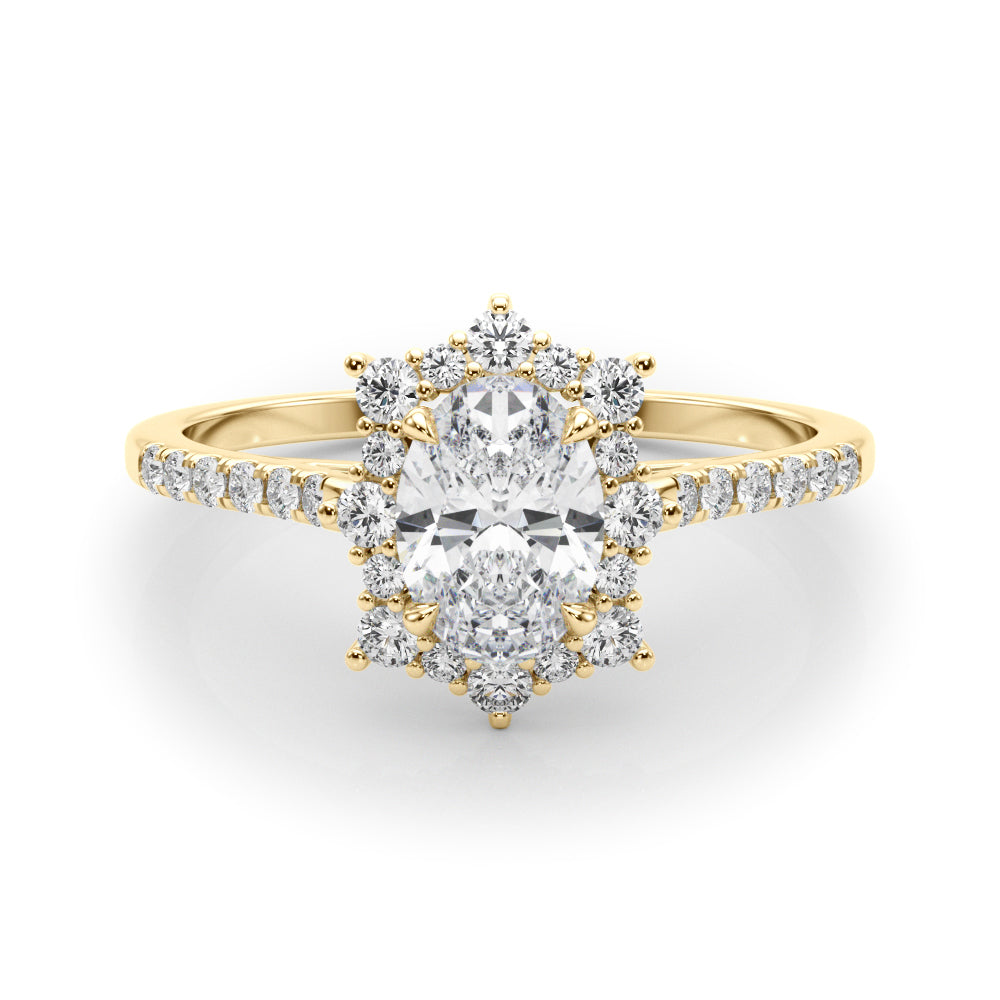 Oval Diamond Engagement Ring · 0.62 ct tw