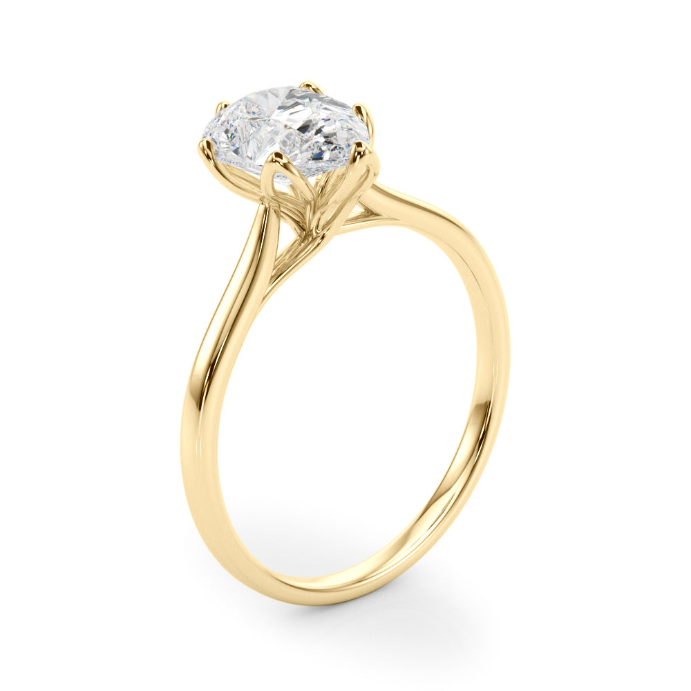 Pear Shape Solitaire Engagement Ring