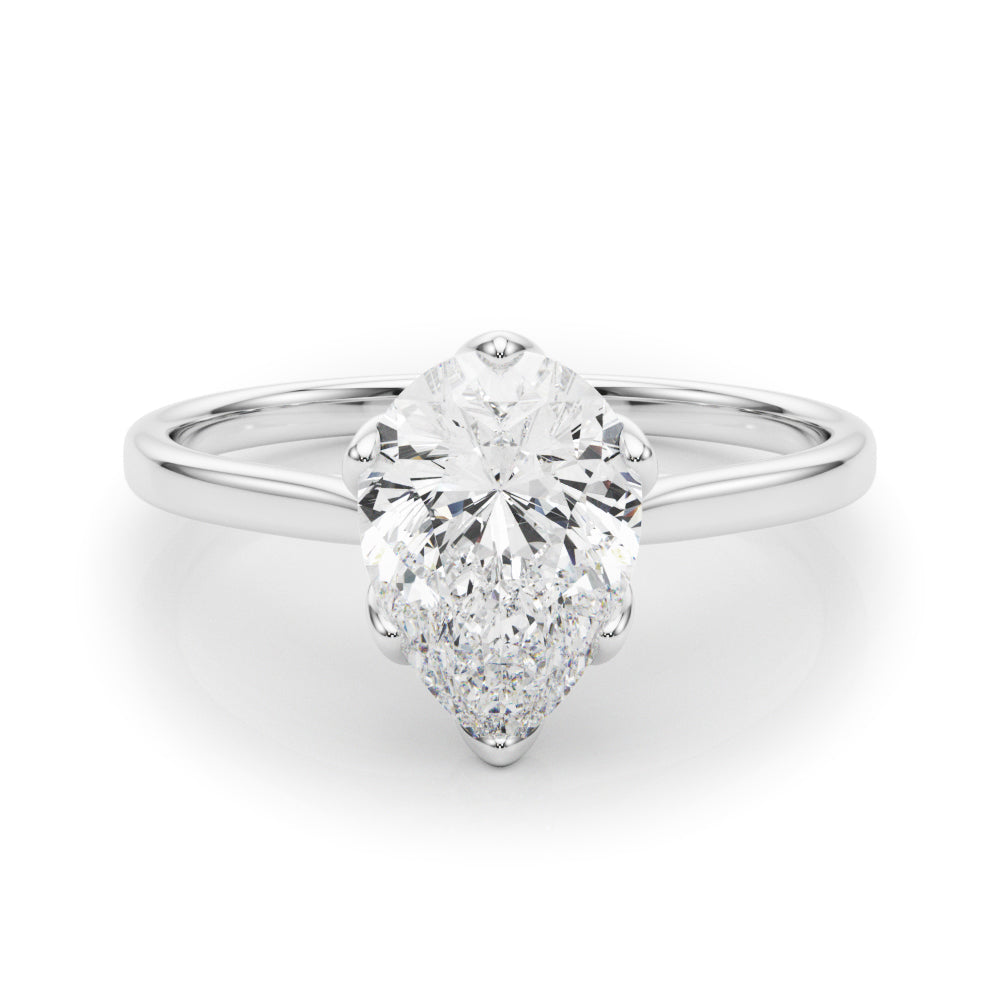 Pear Shape Solitaire Engagement Ring
