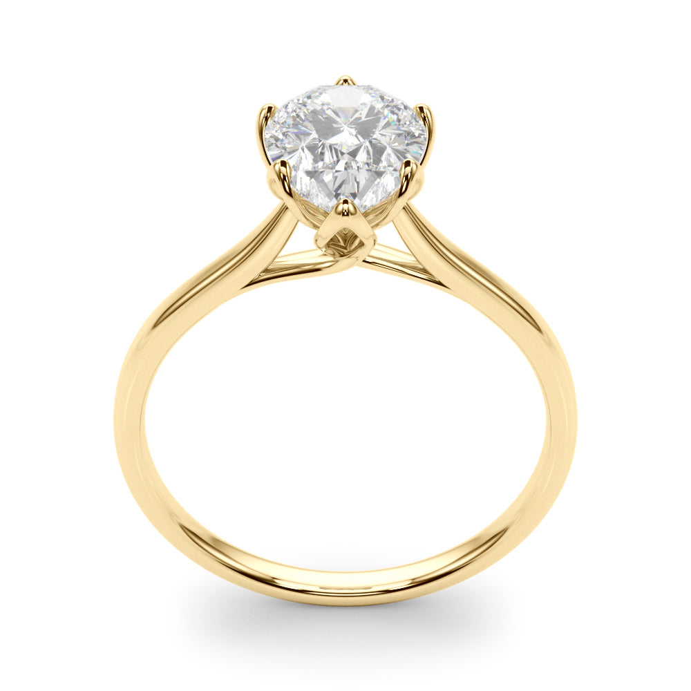 Pear Shape Solitaire Engagement Ring