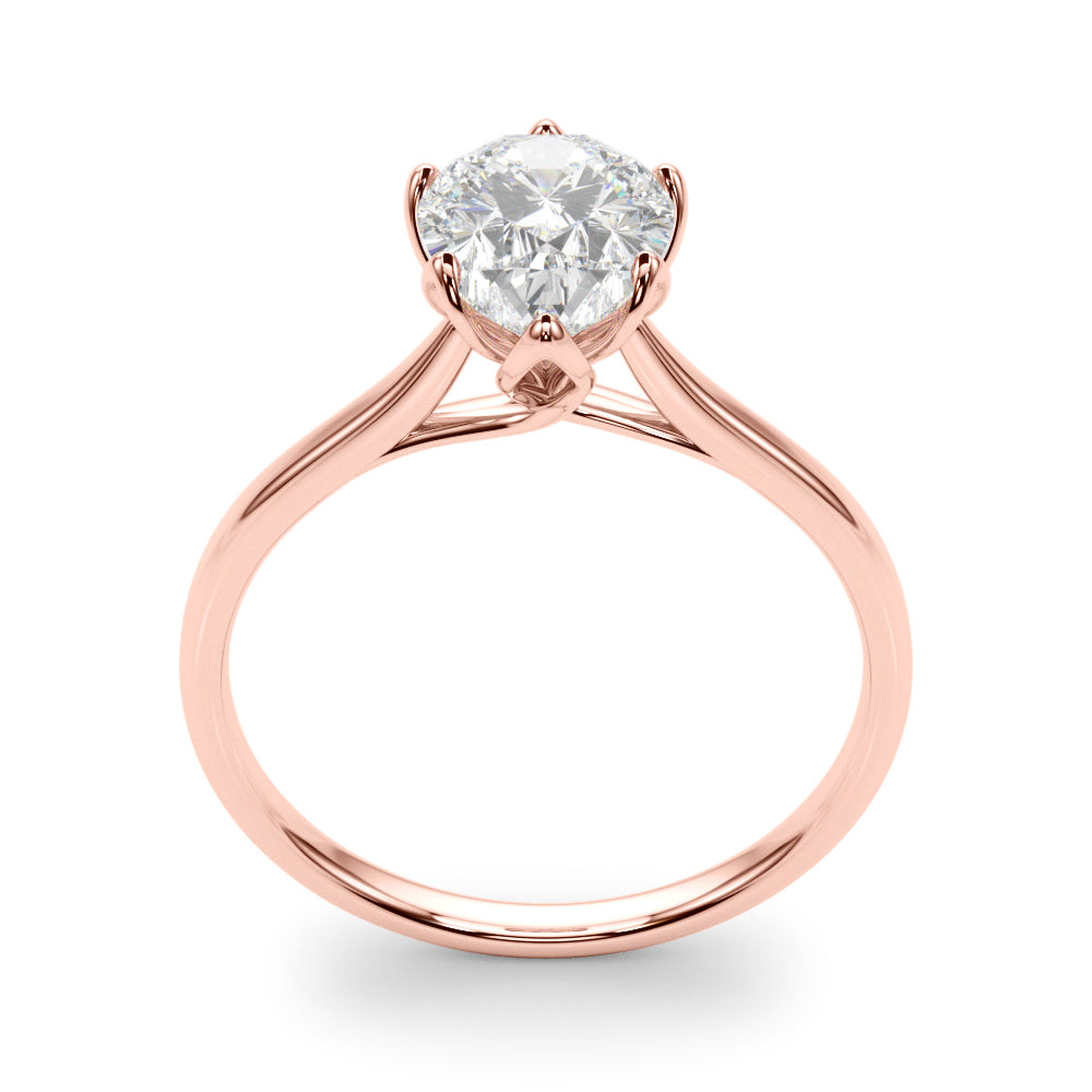 Pear Shape Solitaire Engagement Ring