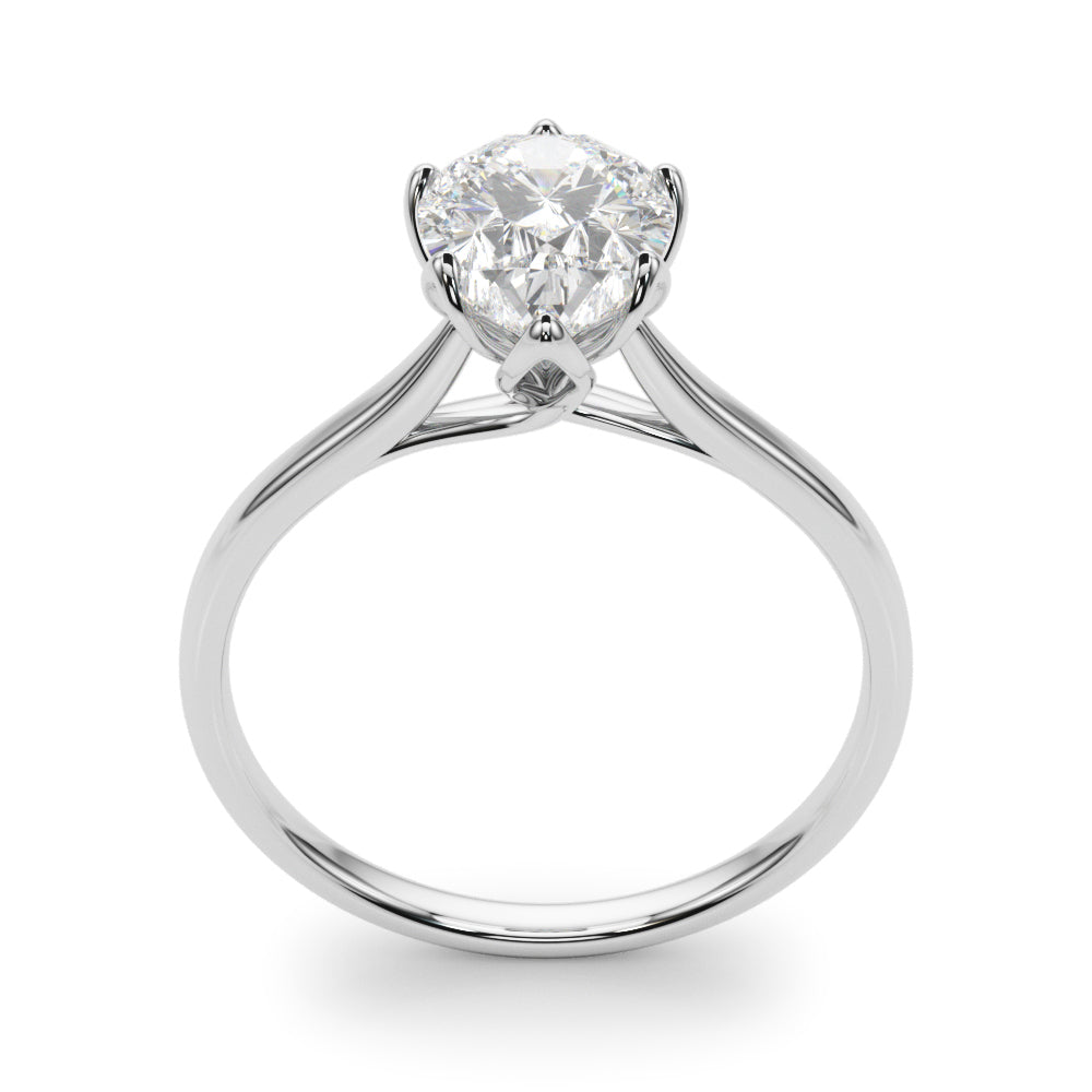 Pear Shape Solitaire Engagement Ring