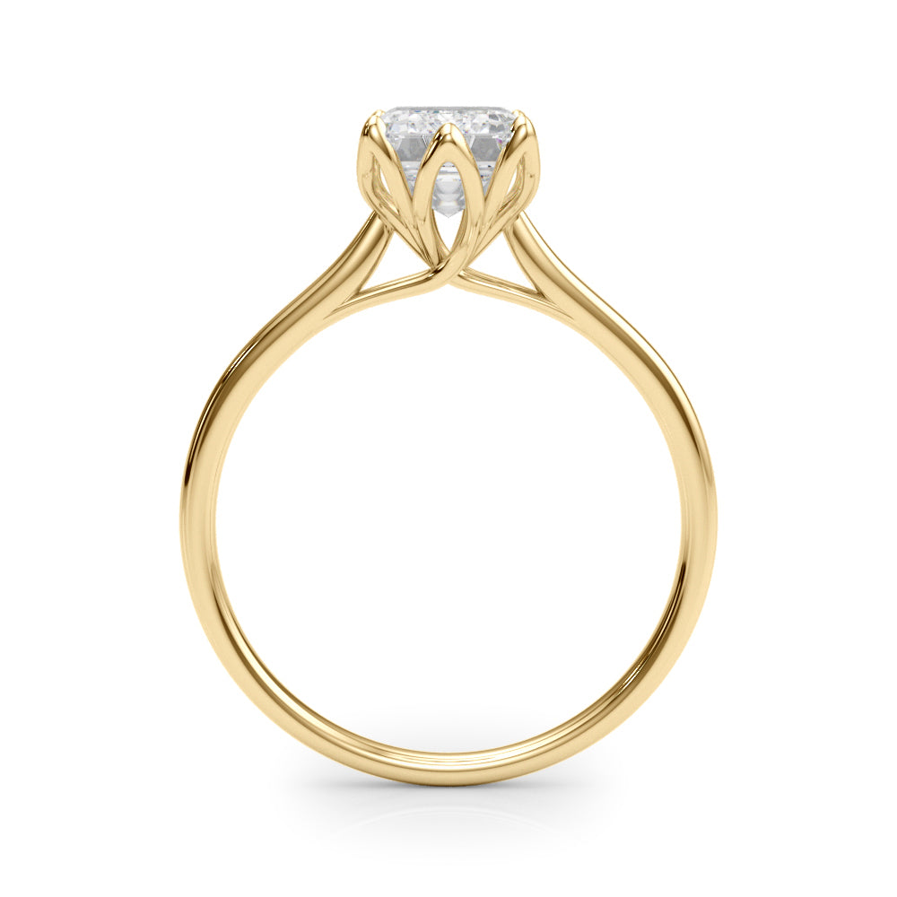 Emerald Cut Solitaire Engagement Ring