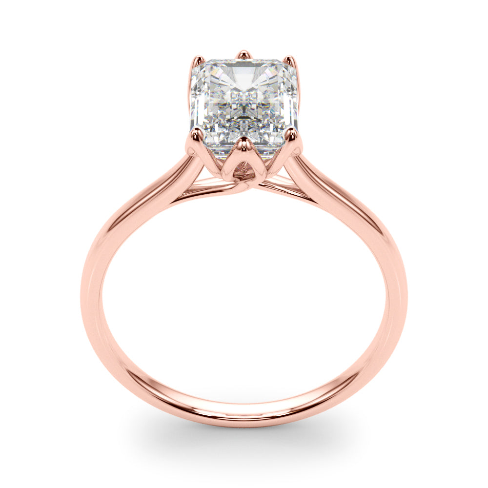 Emerald Cut Solitaire Engagement Ring