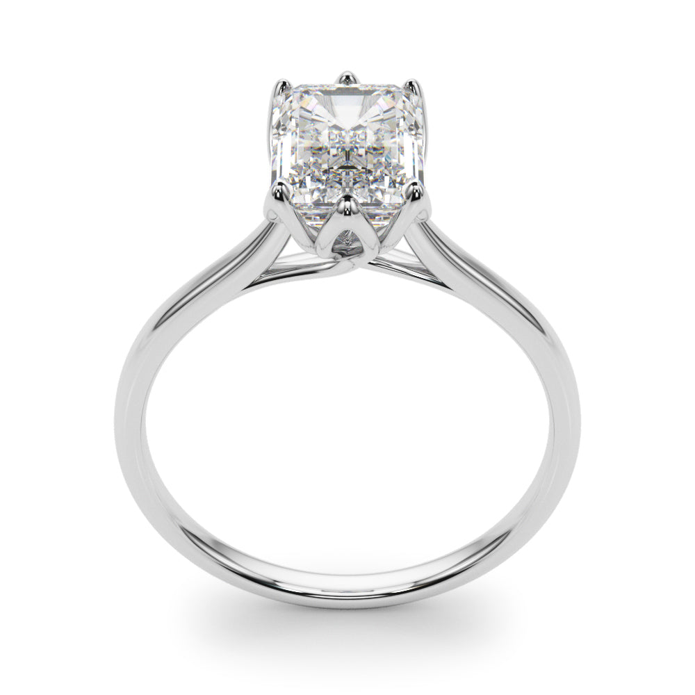 Emerald Cut Solitaire Engagement Ring