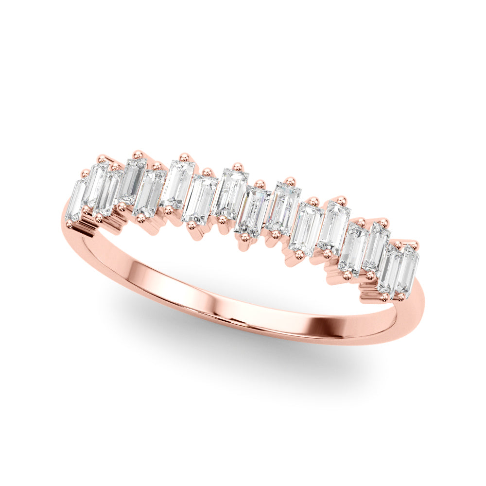 Baguette Straight Diamond Band · 0.48 ct tw