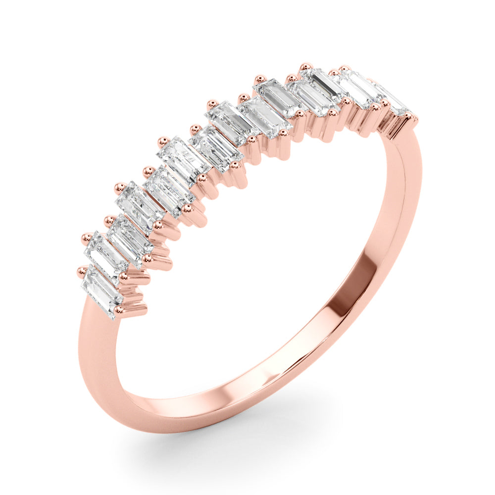 Baguette Straight Diamond Band · 0.48 ct tw