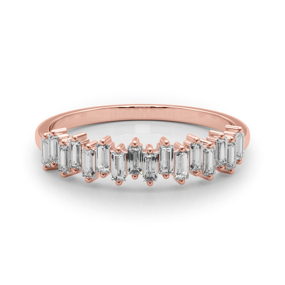 Baguette Straight Diamond Band · 0.48 ct tw