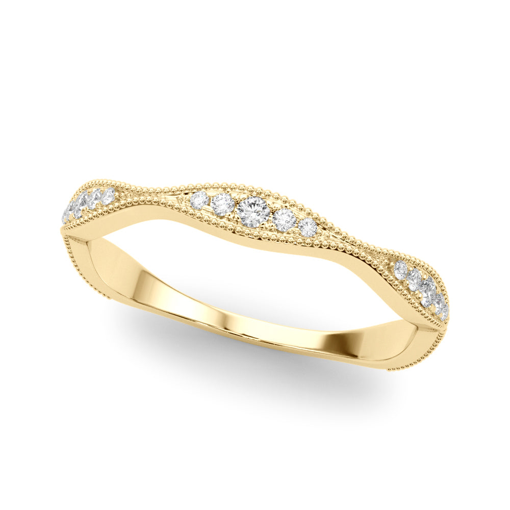 Diamond Milgrain Band · 0.15 ct tw