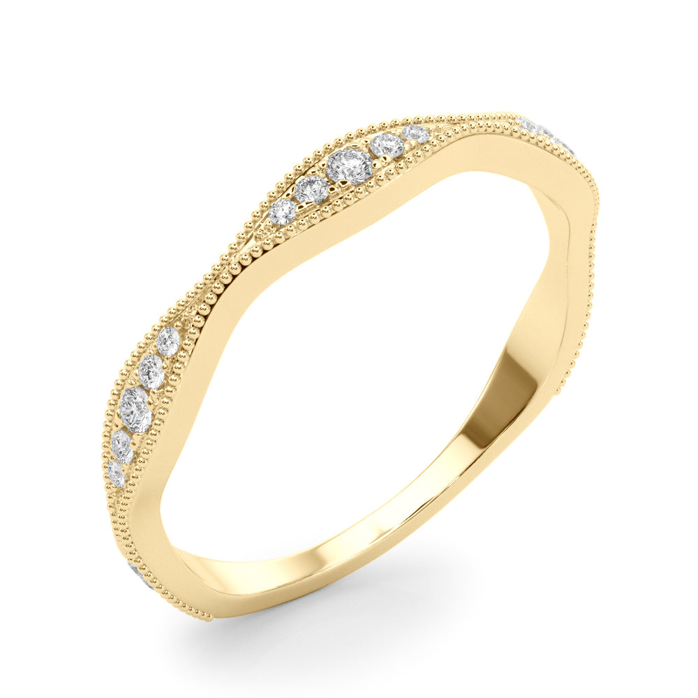 Diamond Milgrain Band · 0.15 ct tw