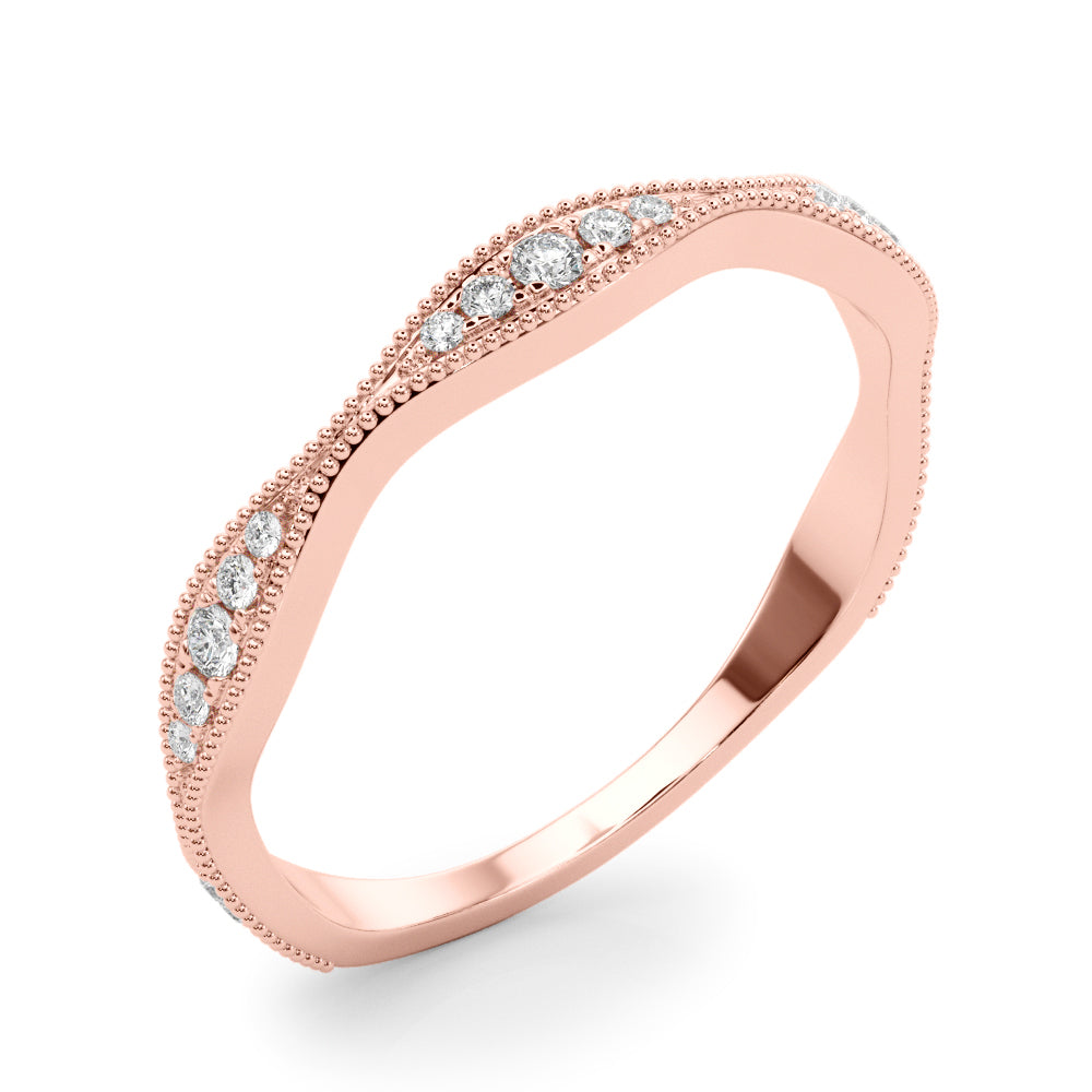 Diamond Milgrain Band · 0.15 ct tw