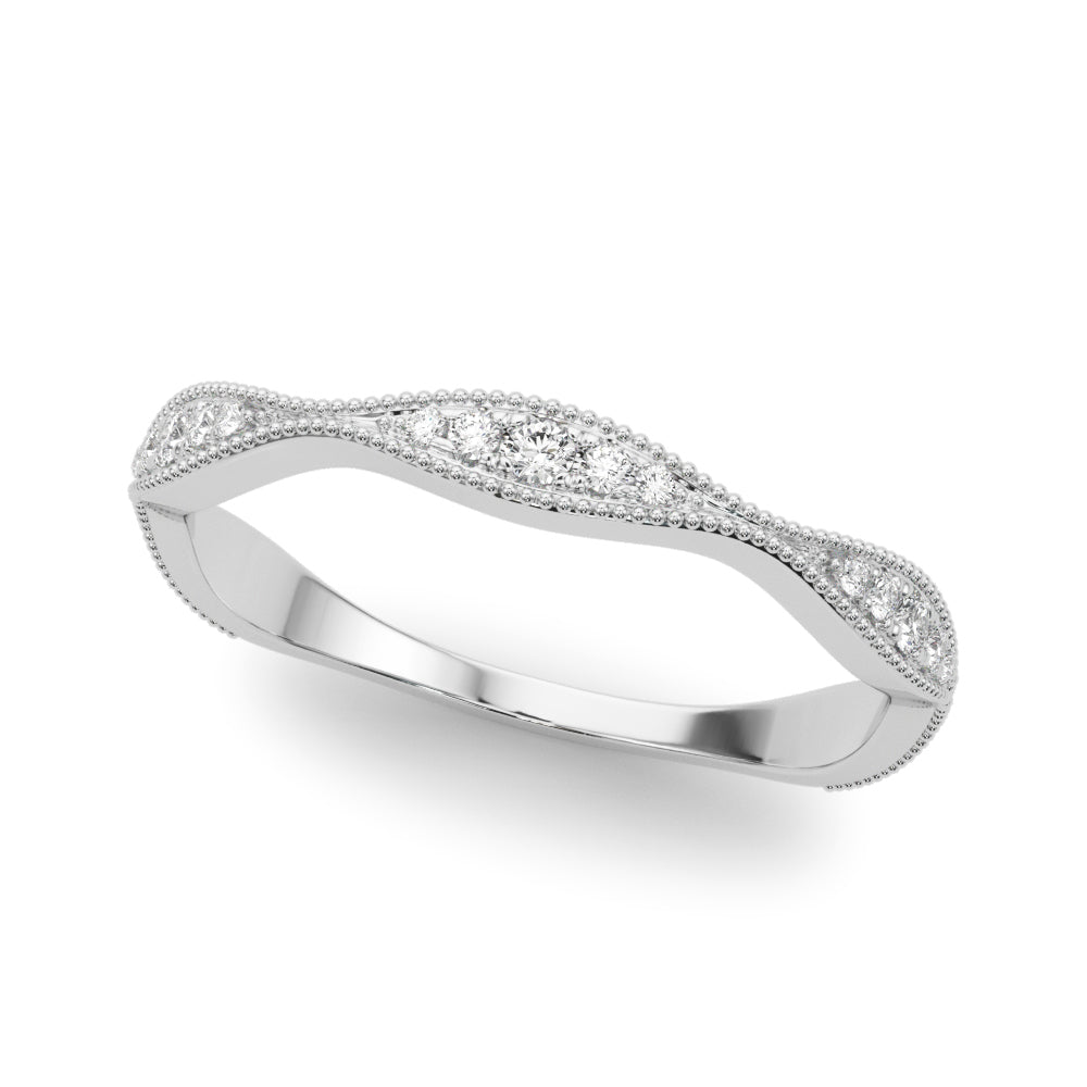 Diamond Milgrain Band · 0.15 ct tw