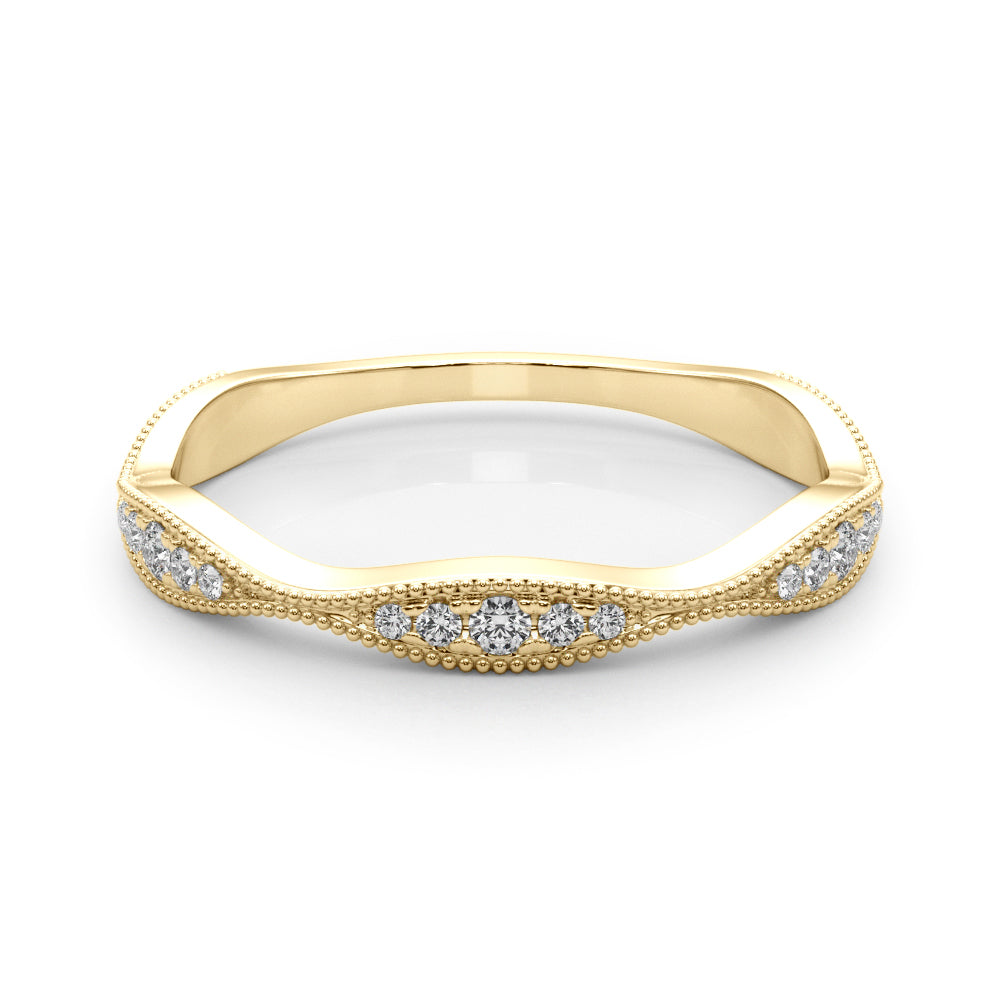 Diamond Milgrain Band · 0.15 ct tw