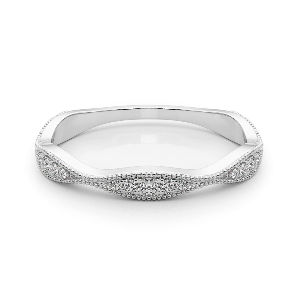 Diamond Milgrain Band · 0.15 ct tw