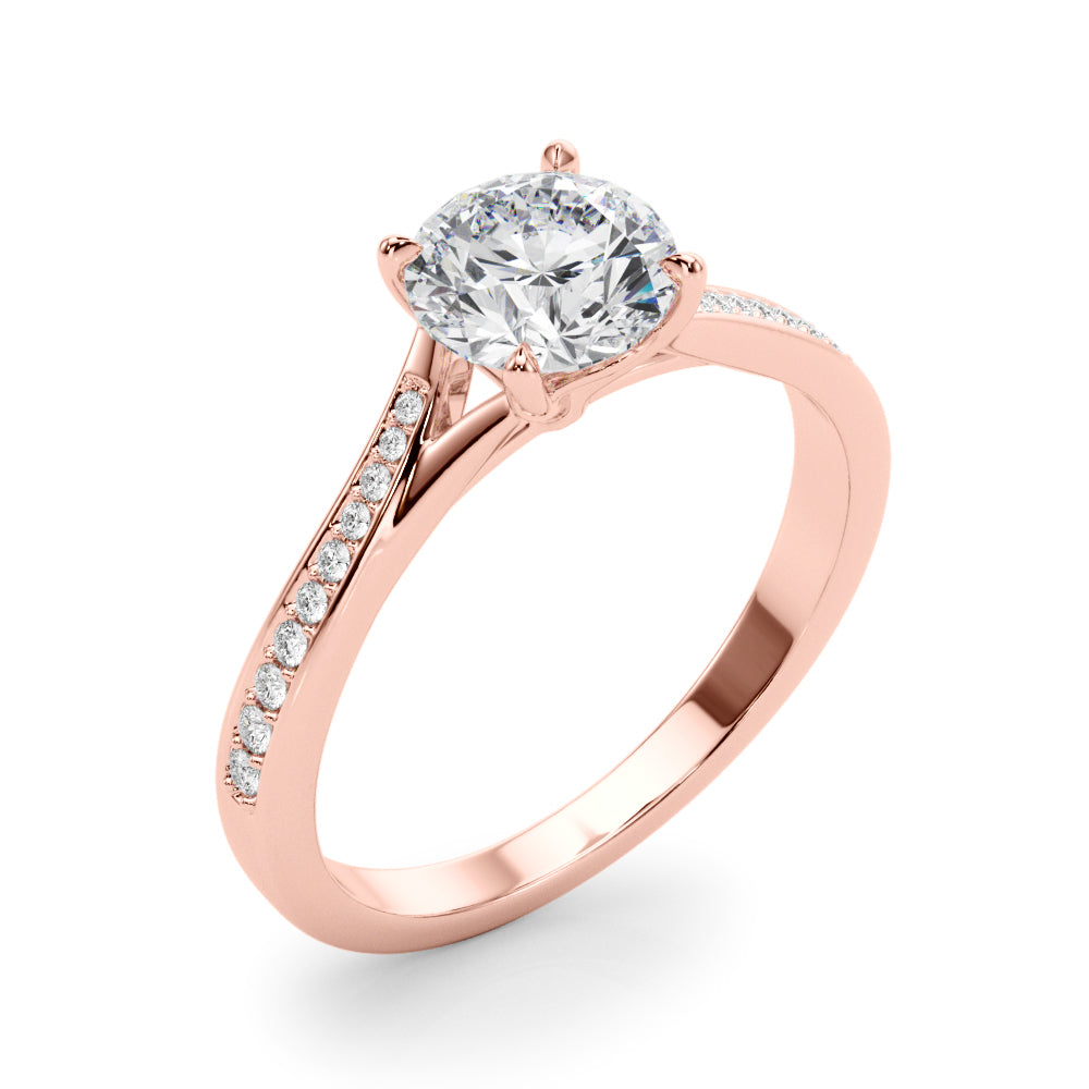 Round Diamond Engagement Ring · 1.10 ct tw