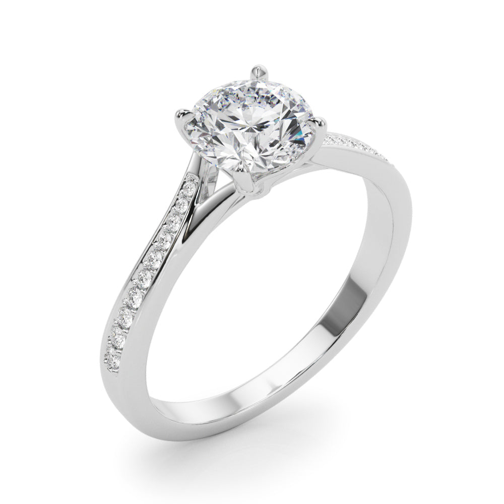 Round Diamond Engagement Ring · 0.43 ct tw