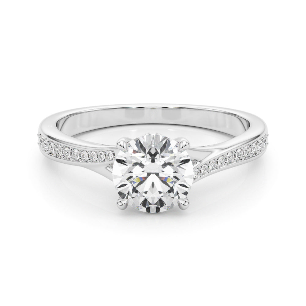 Round Diamond Engagement Ring · 0.60 ct tw