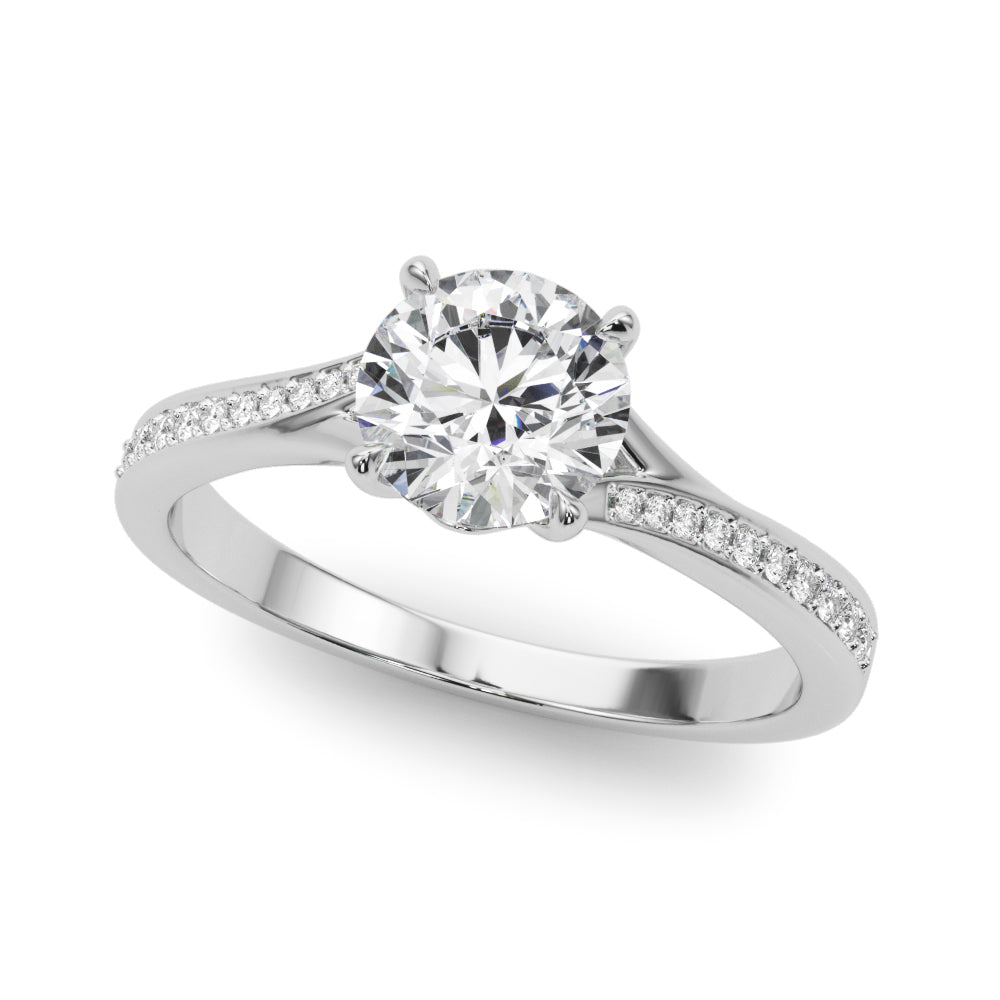 Round Diamond Engagement Ring · 2.10 ct tw