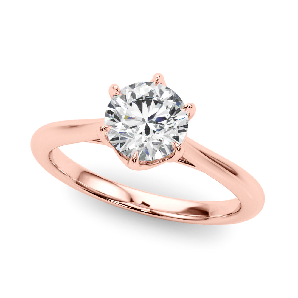 Round Rounds Diamond Solitaire Engagement Ring · 1.00 ct tw