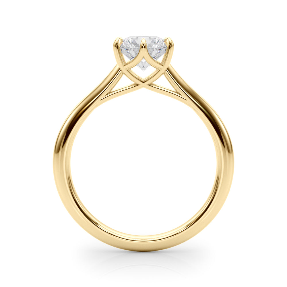 Round Rounds Diamond Solitaire Engagement Ring · 0.75 ct tw