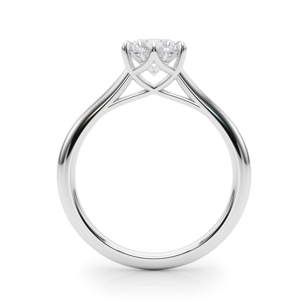 Round Rounds Diamond Solitaire Engagement Ring · 0.75 ct tw