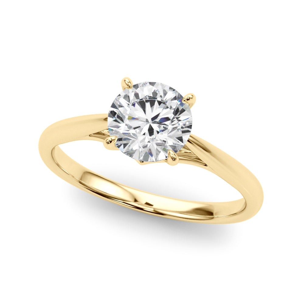 Round Rounds Diamond Solitaire Engagement Ring · 0.75 ct tw