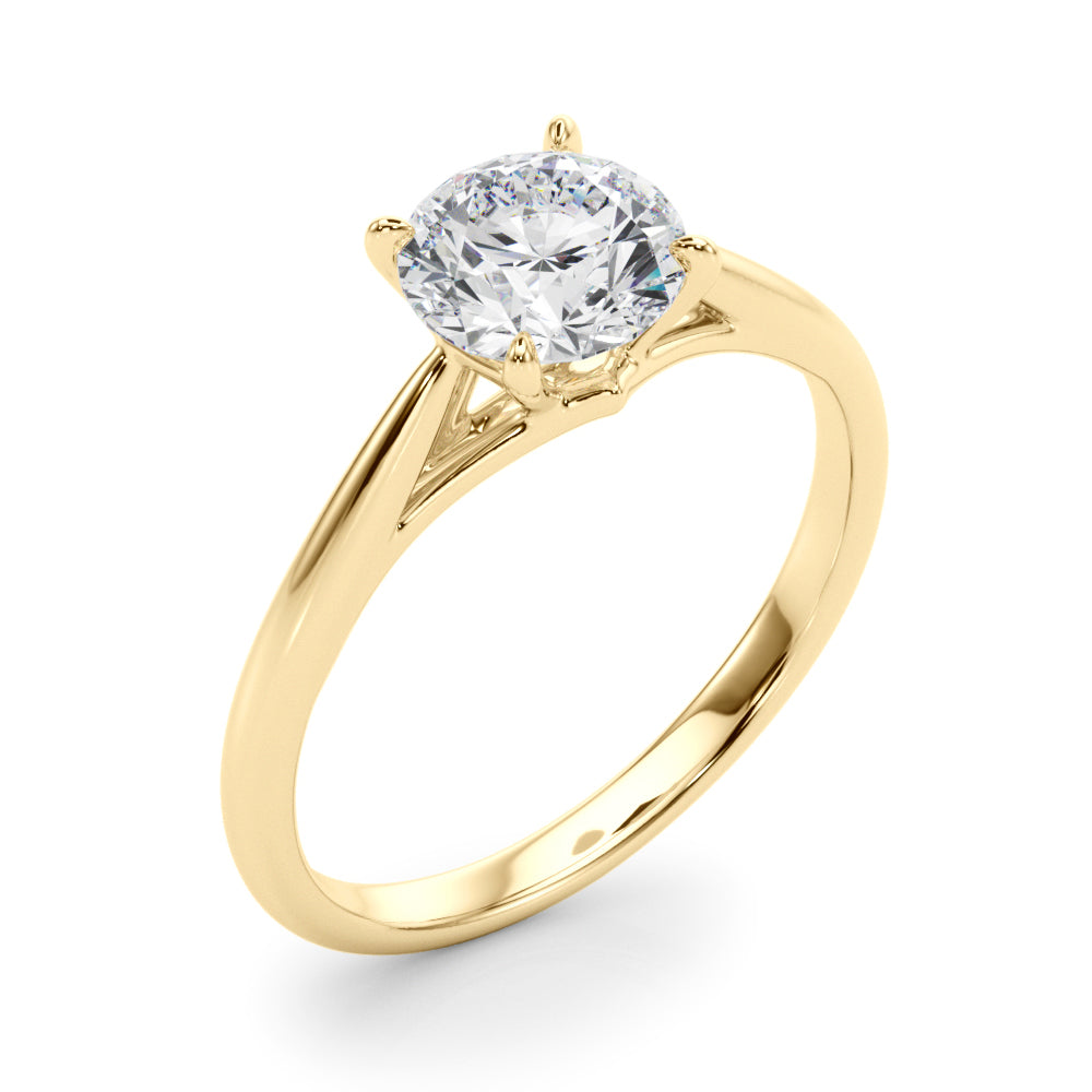 Round Rounds Diamond Solitaire Engagement Ring · 0.75 ct tw