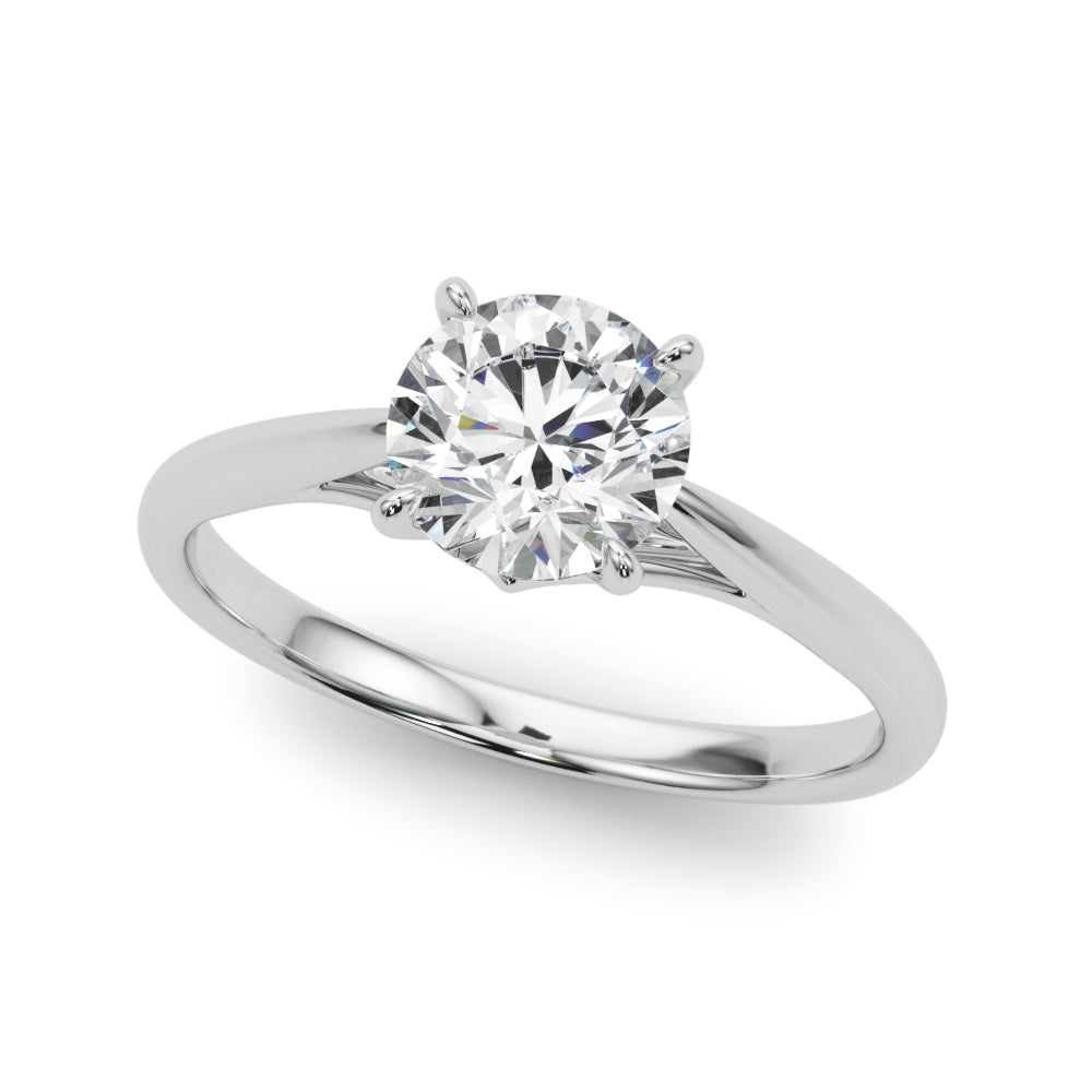 Round Rounds Diamond Solitaire Engagement Ring · 0.75 ct tw
