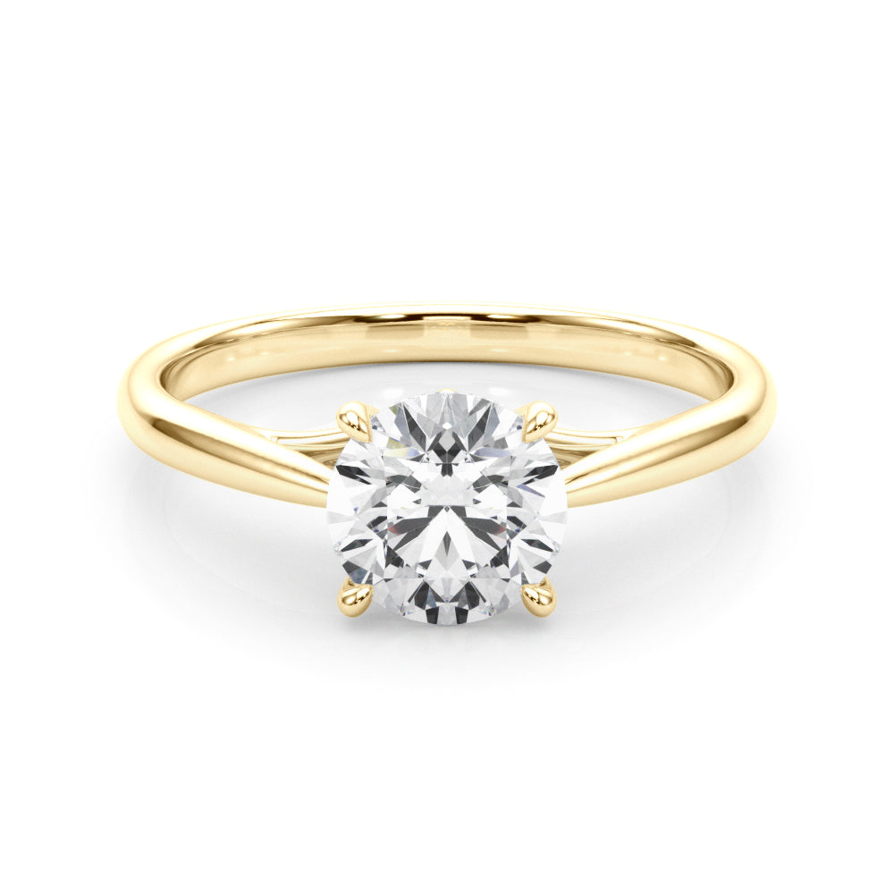 Round Rounds Diamond Solitaire Engagement Ring · 0.75 ct tw
