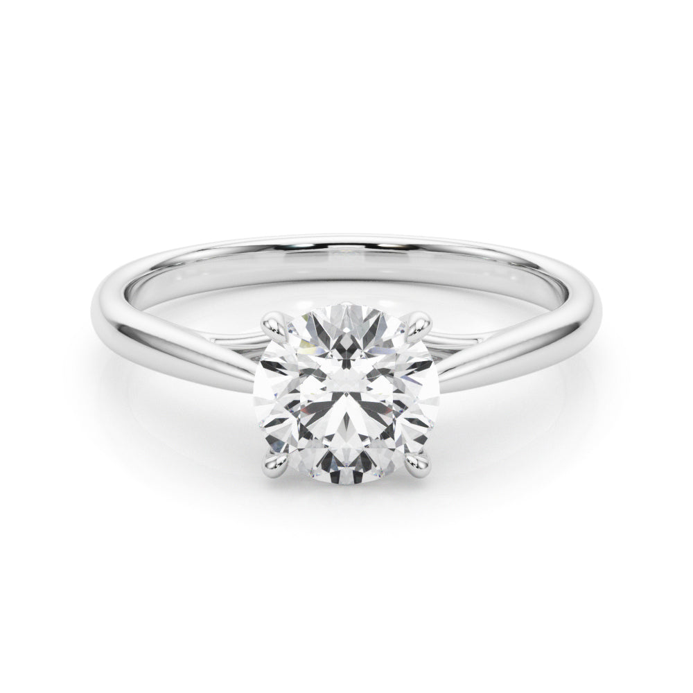 Round Rounds Diamond Solitaire Engagement Ring · 0.75 ct tw