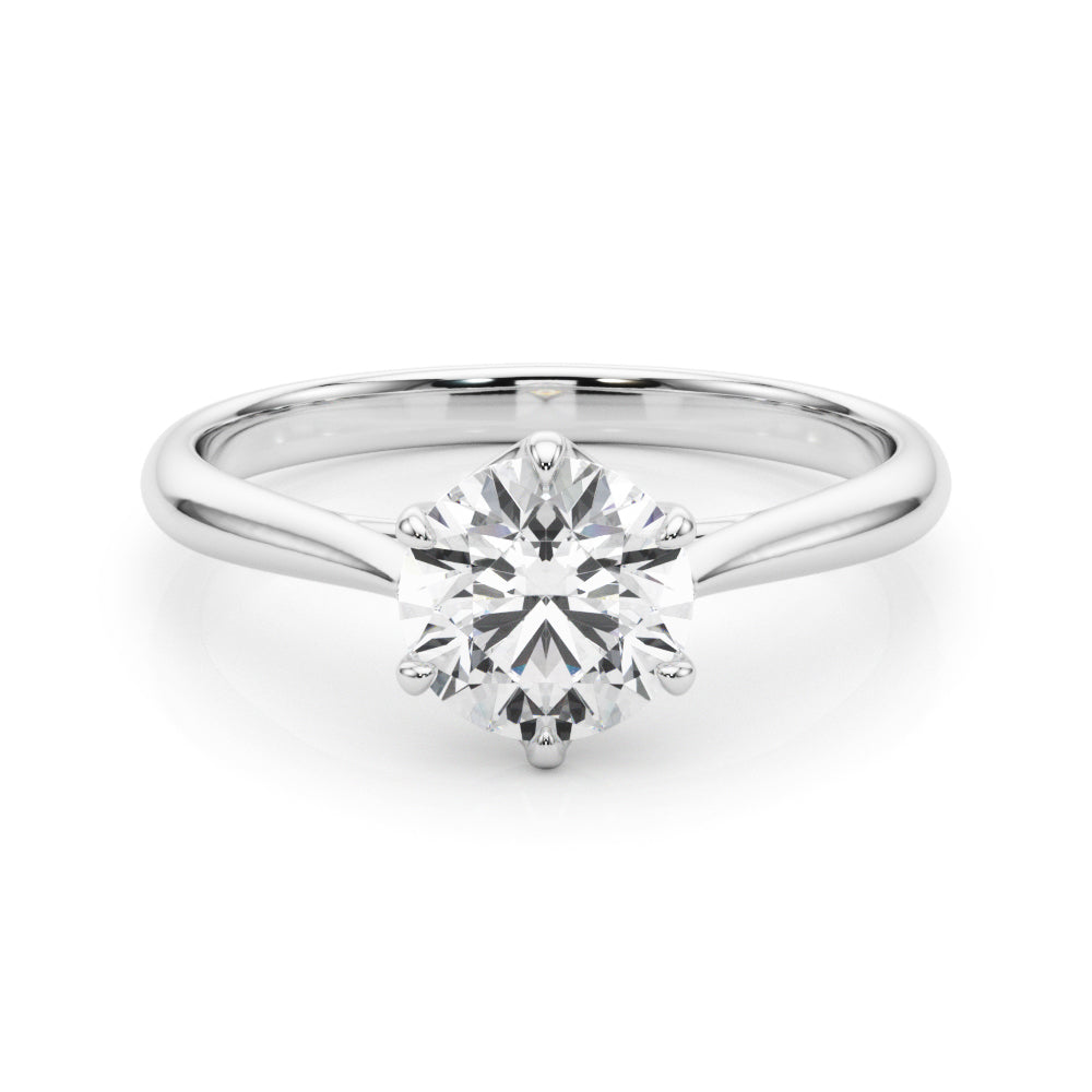 Round Rounds Diamond Solitaire Engagement Ring · 1.00 ct tw