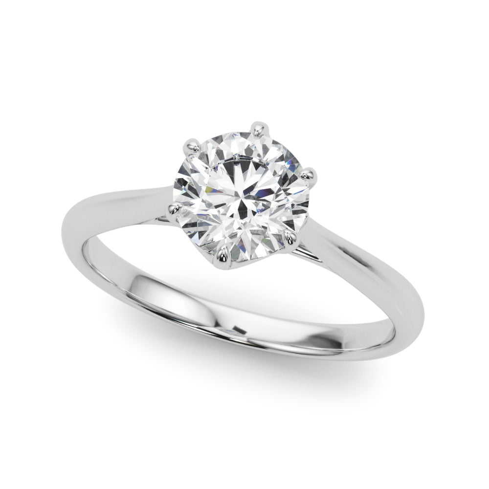 Round Rounds Diamond Solitaire Engagement Ring · 0.33 ct tw