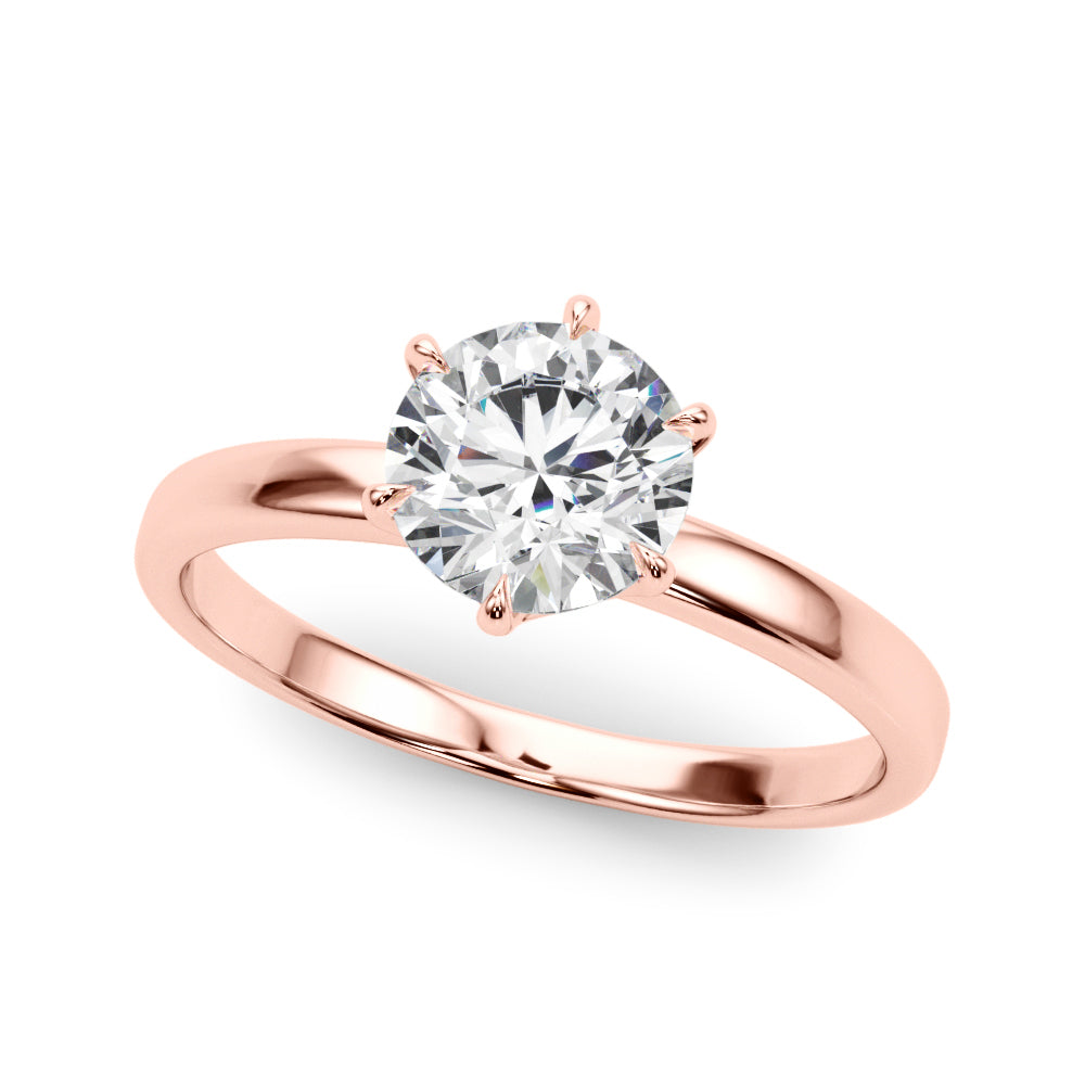 Round Rounds Diamond Solitaire Engagement Ring · 0.75 ct tw