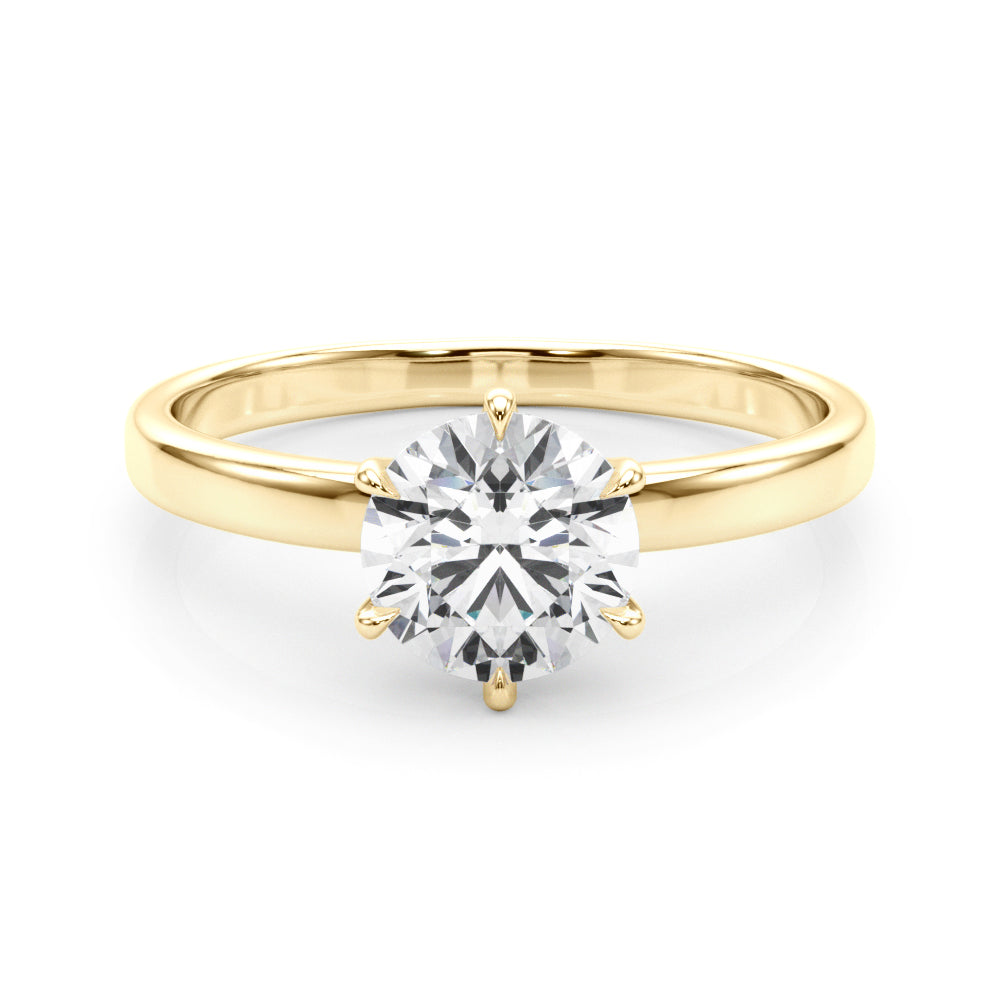 Round Rounds Diamond Solitaire Engagement Ring · 3.00 ct tw