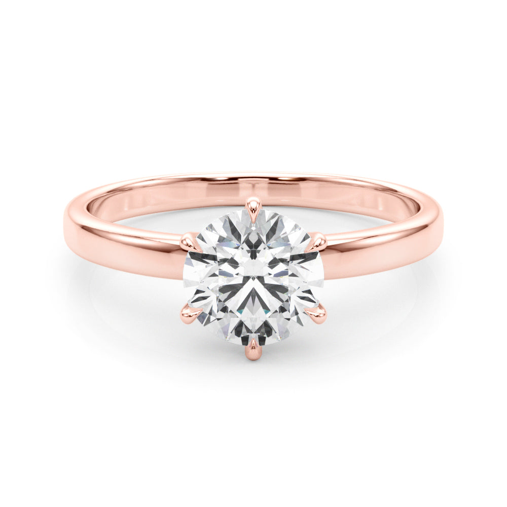 Round Rounds Diamond Solitaire Engagement Ring · 3.00 ct tw