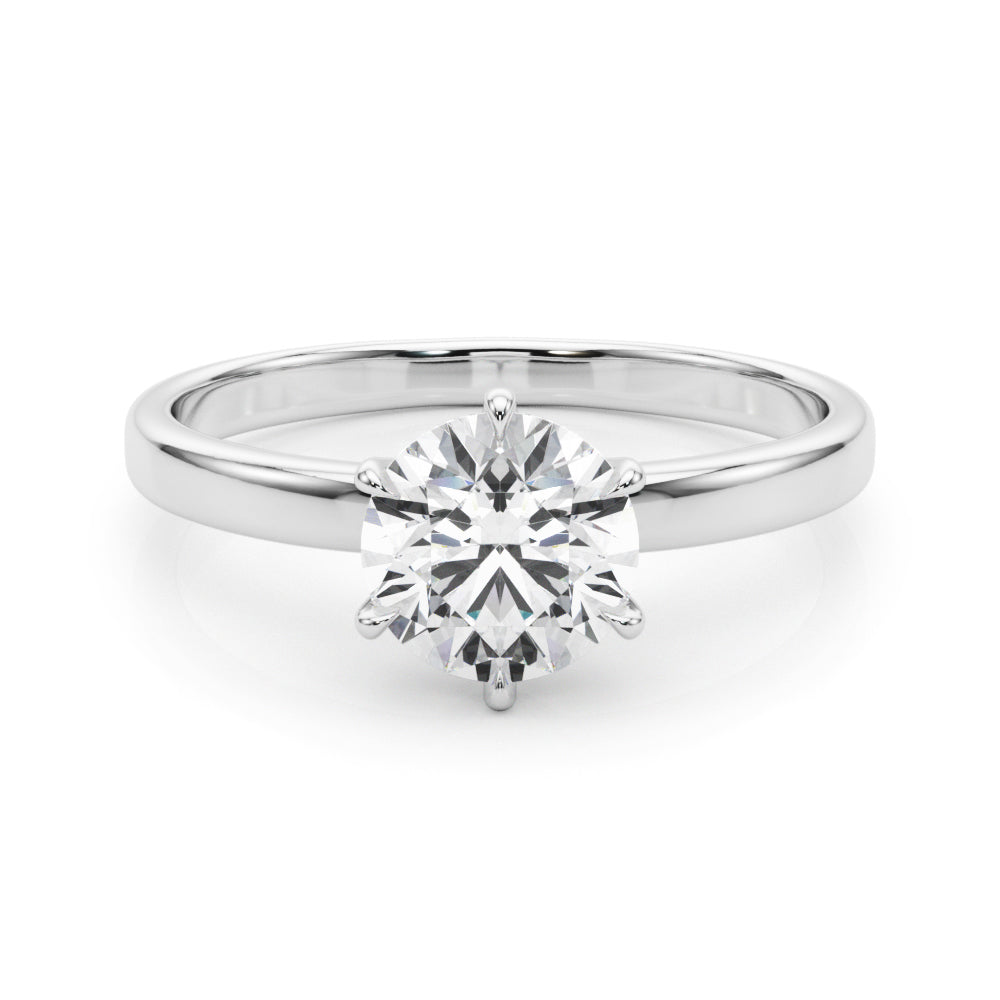 Round Rounds Diamond Solitaire Engagement Ring · 3.00 ct tw