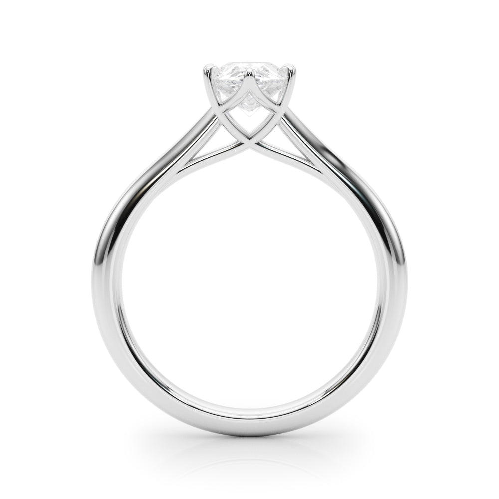 Pear 11.8x7.5 Shape Solitaire Engagement Ring
