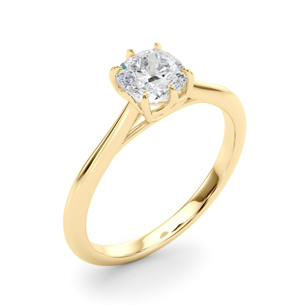 Cushion 5.5x5.5 Diamond Solitaire Engagement Ring · 1.00 ct tw