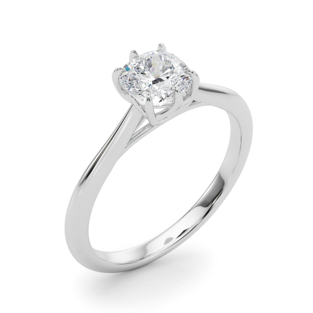 Cushion 5.5x5.5 Diamond Solitaire Engagement Ring · 1.00 ct tw