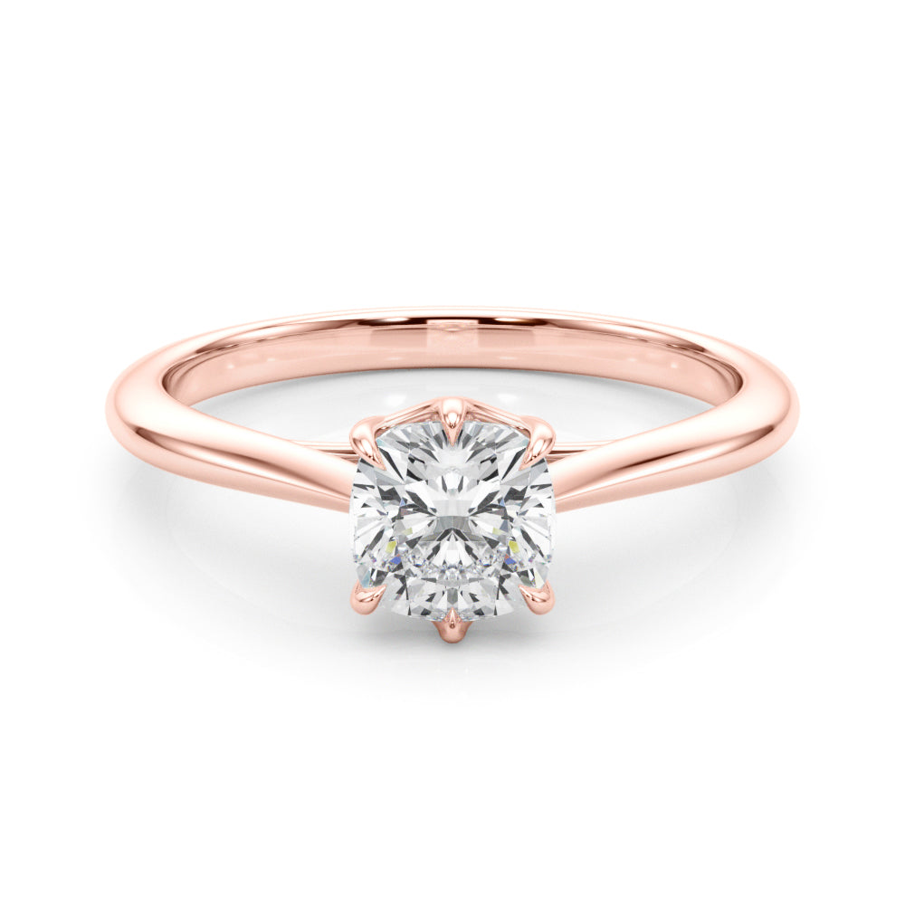Cushion 5.5x5.5 Diamond Solitaire Engagement Ring · 1.00 ct tw