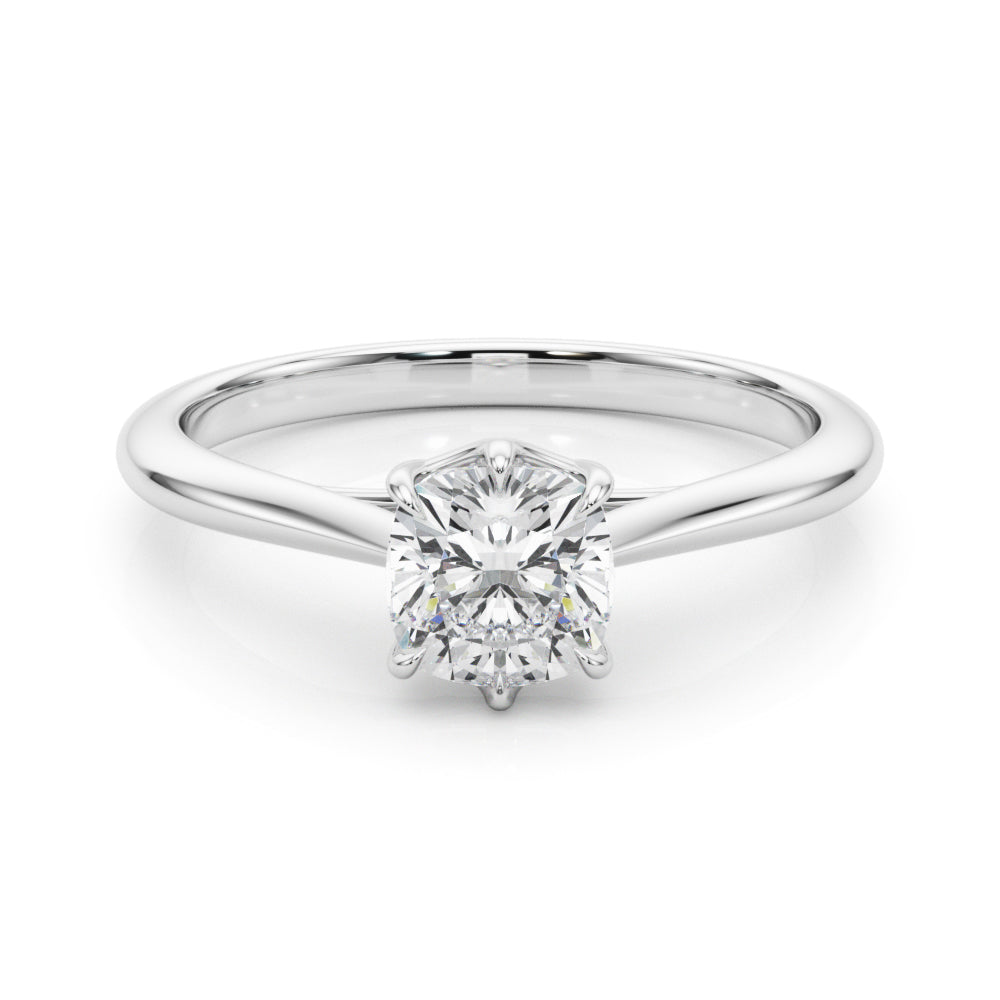 Cushion 6.5x6.5 Diamond Solitaire Engagement Ring · 2.00 ct tw