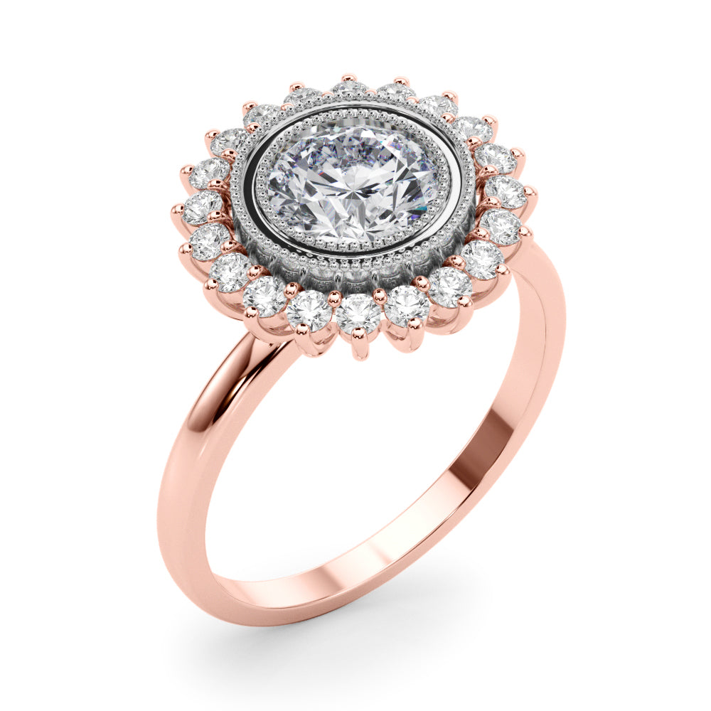Round Center Diamond Engagement Ring · 1.35 ct tw