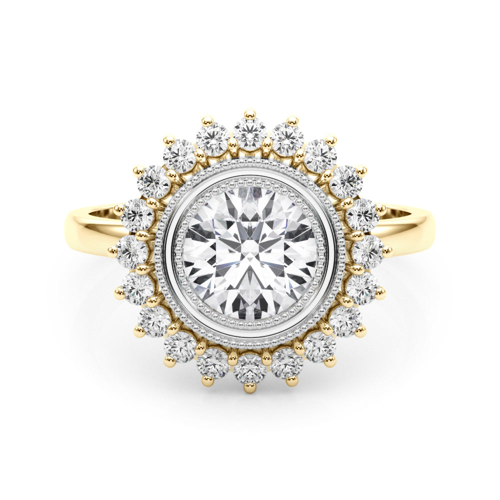 Round Center Diamond Engagement Ring · 1.60 ct tw