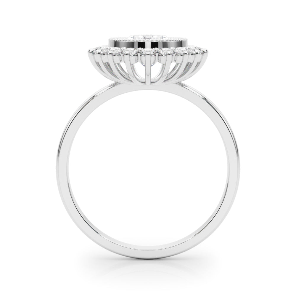 Oval Center Diamond Engagement Ring · 1.26 ct tw