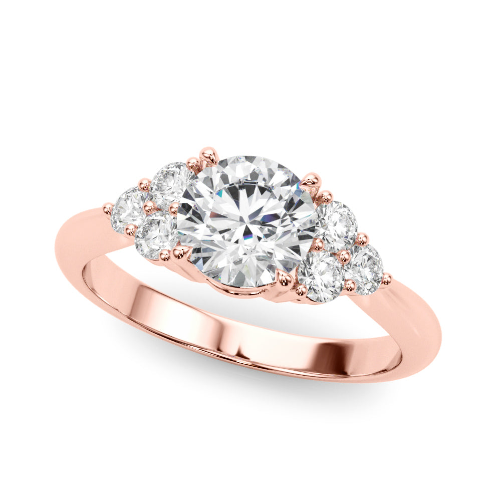 Round Diamond Engagement Ring · 0.74 ct tw